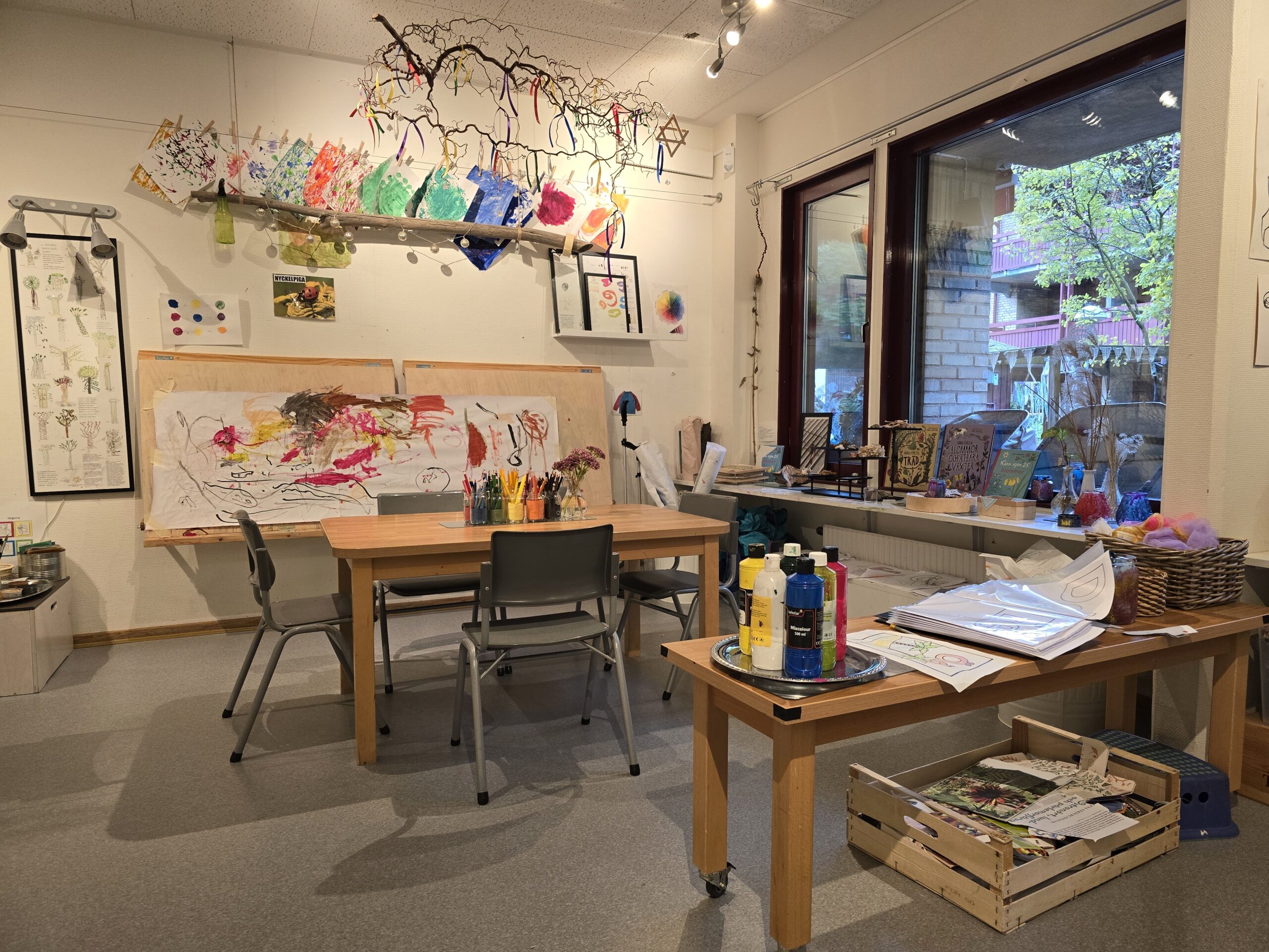 Innemiljö på Traktörsgatans förskola. Foto: förskolan 2024