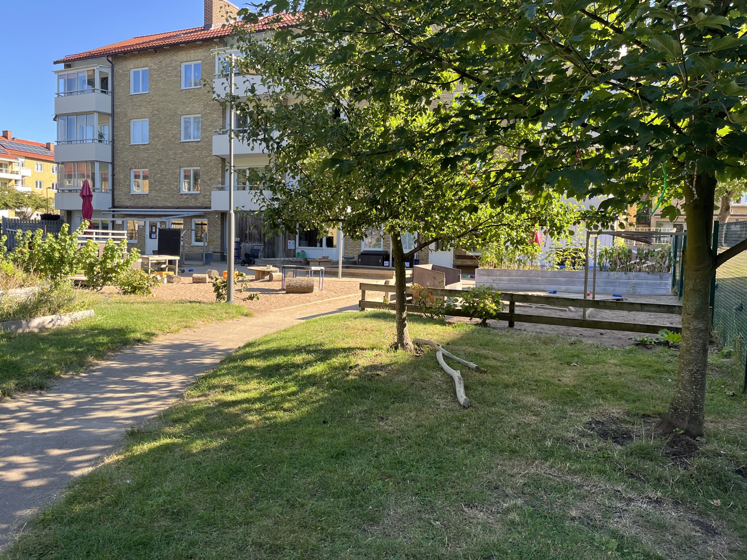 Åhusgatans förskolas gård