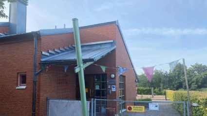 Växthusets förskola, entrén. Foto: Förskolan 2024