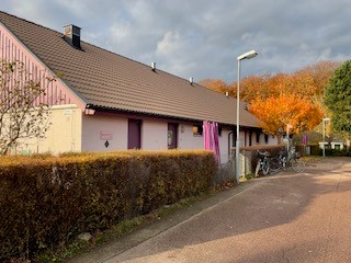 Skogsgläntans förskola, vy från entrén.