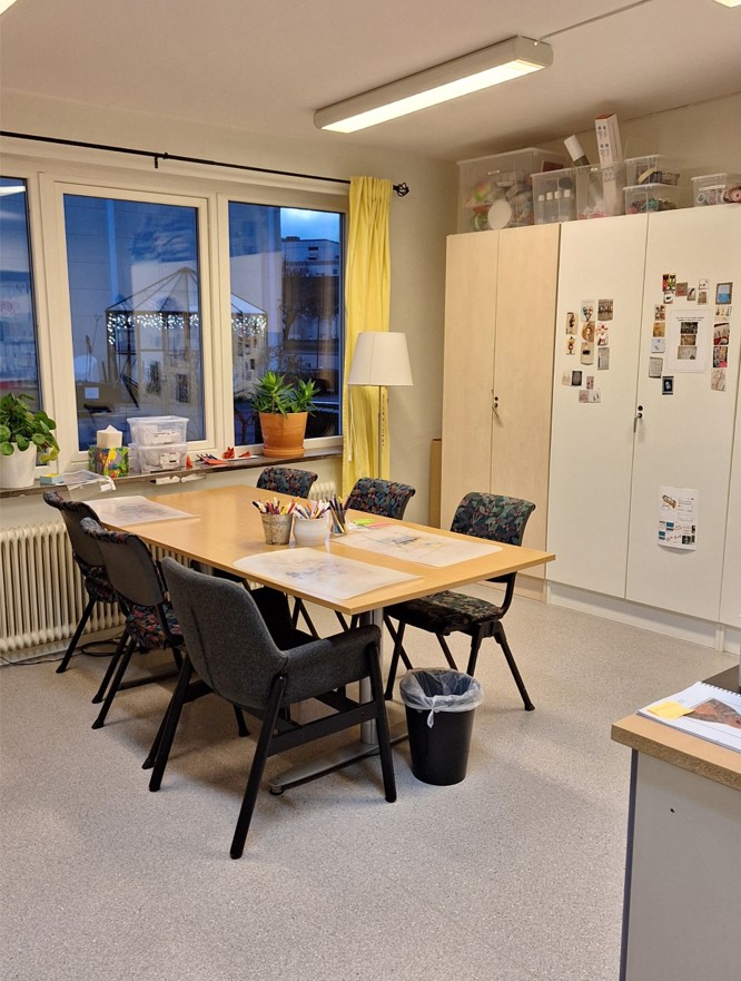 Hobbyrummet på Karpen