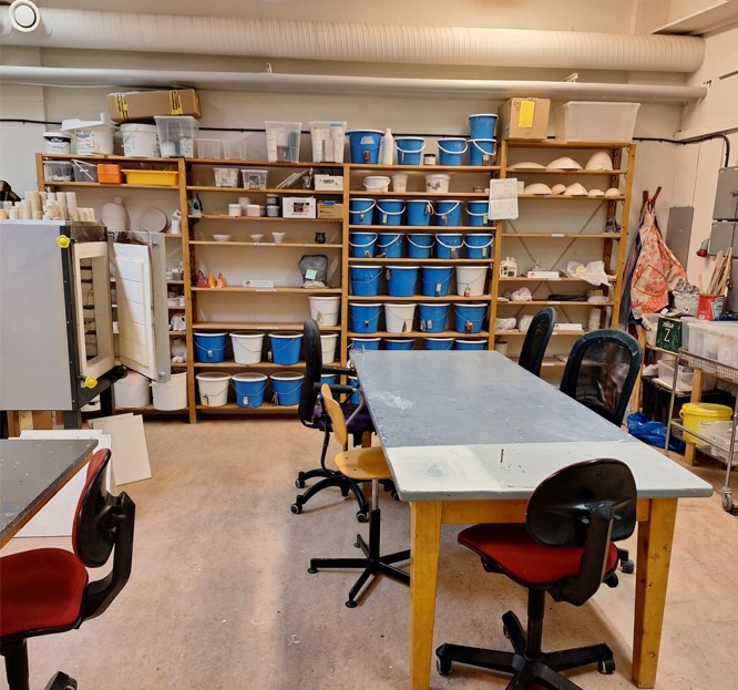 Keramikrum på Karpen