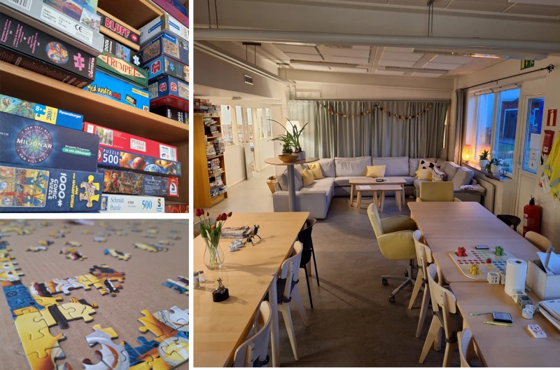 Miljöbild på Karpens aktivitetshus