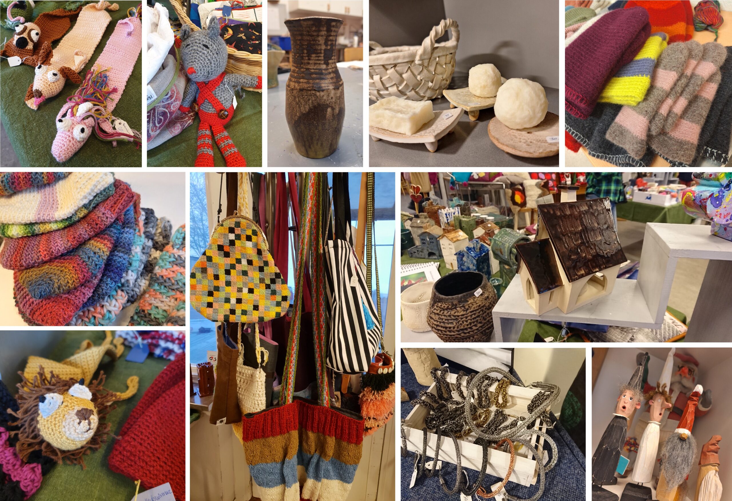 Vintermarknad på Karpen