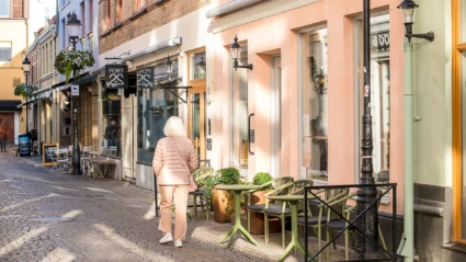 Brf Mariatorget, vinnare av Helsingborgs stadsbyggnadspris 2025.