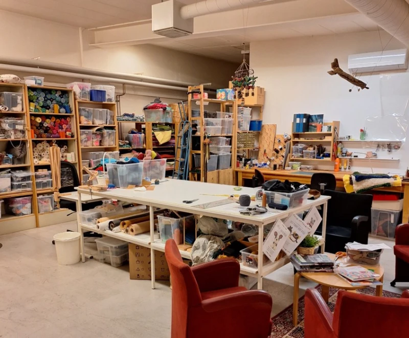 Textilrum på Karpen