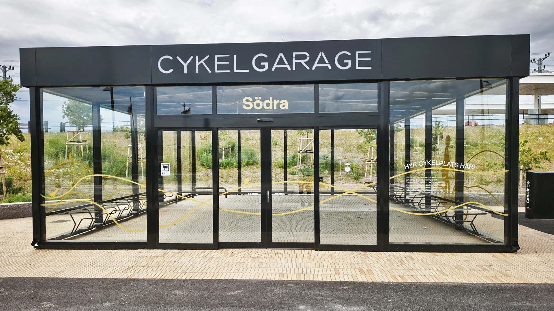 Cykelgarage Maria stations södra