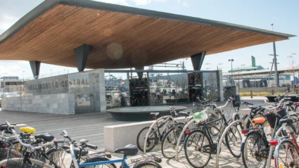Cykelgarage Gamla stationsplatsen