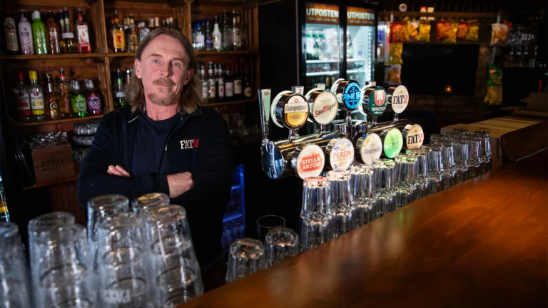 Tord Åkesson på restaurangen Utposten