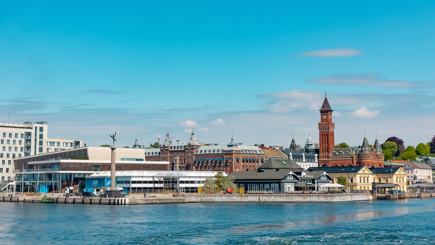 Vy över Helsingborg.Foto.