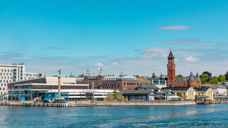 Vy över Helsingborg.Foto.