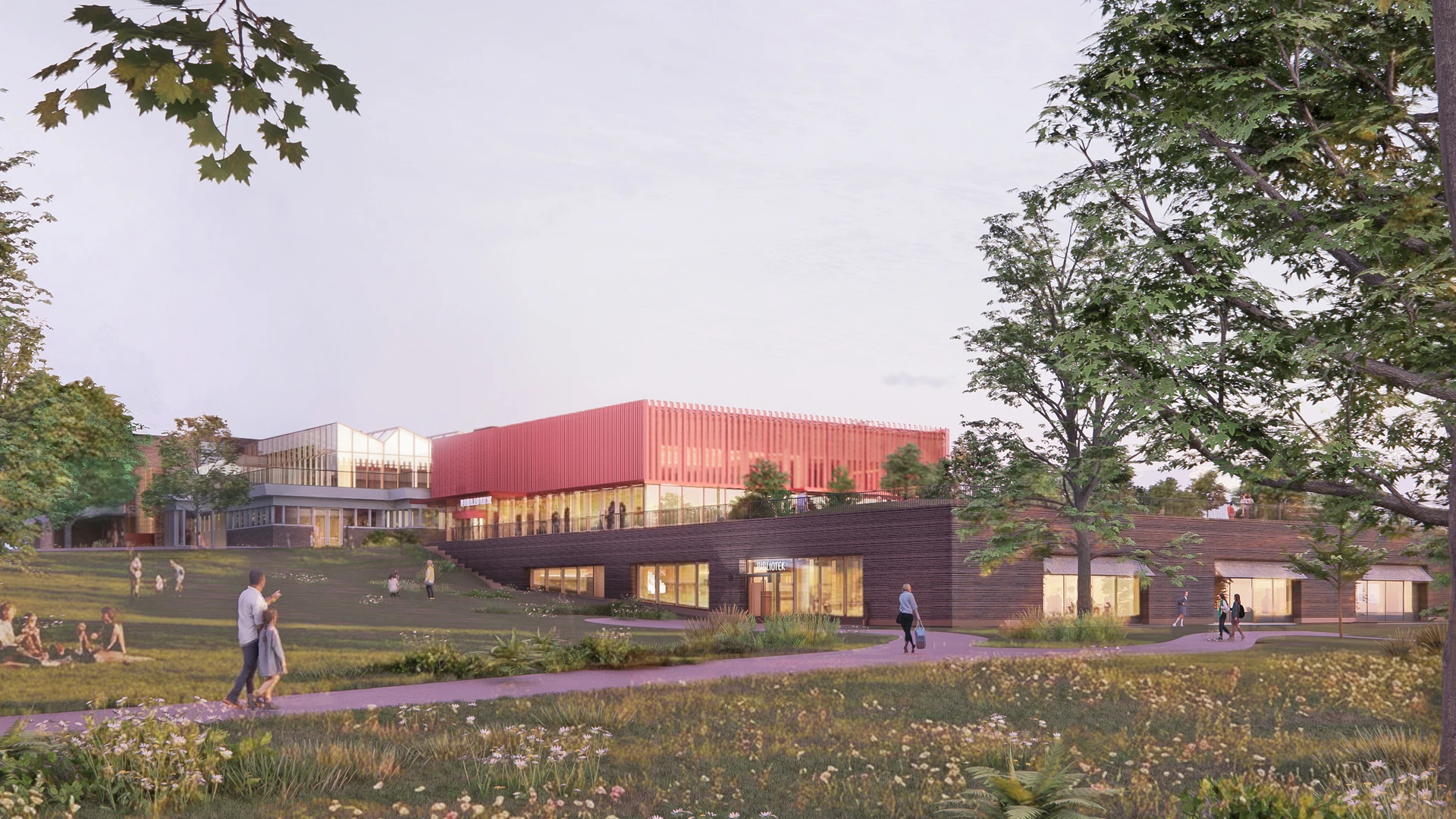 Stadsbiblioteket visionsbild