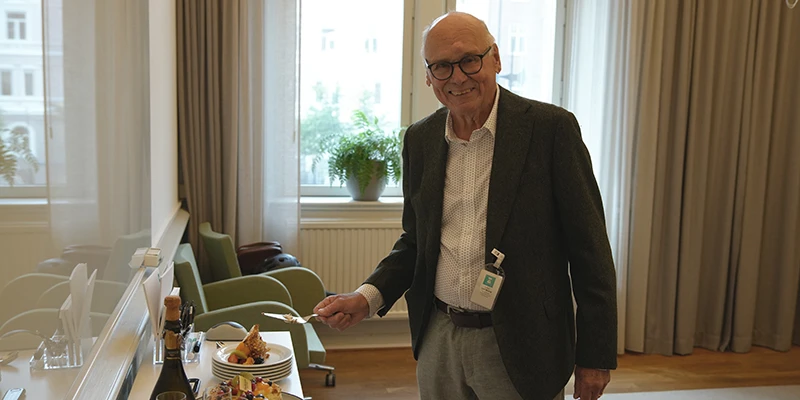 mottagning för Leif
