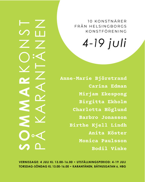 Sommarkonst på Karantänen