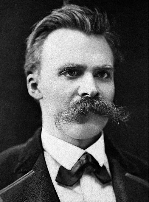 Porträttbild på Friedrich Nietzsche.