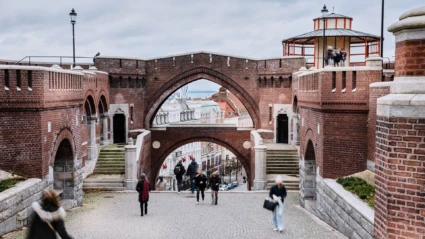 Terrasstrapporna sett från Slottshagen