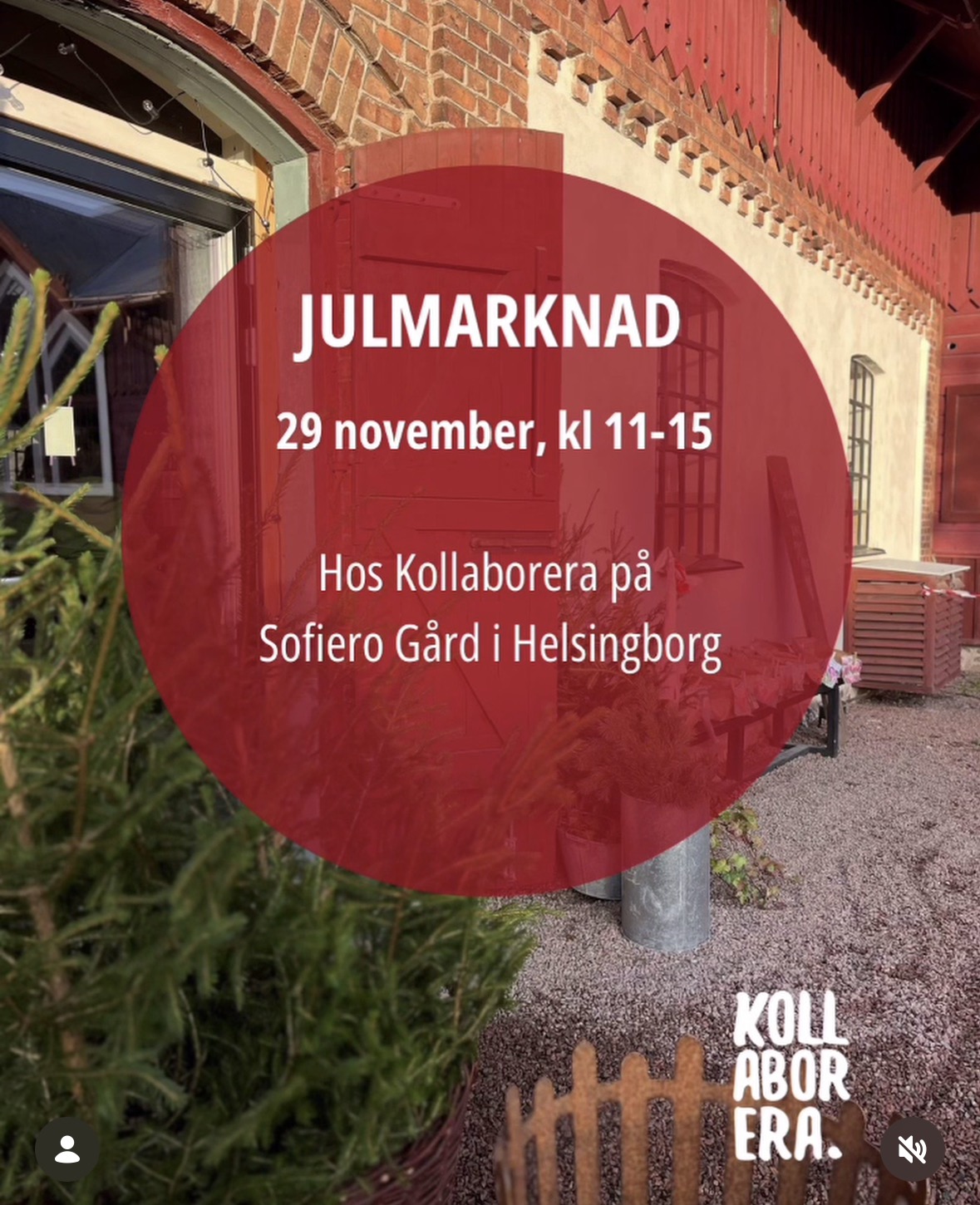 Första advent på Kollaborera – en stämningsfull julmarknad i Helsingborg