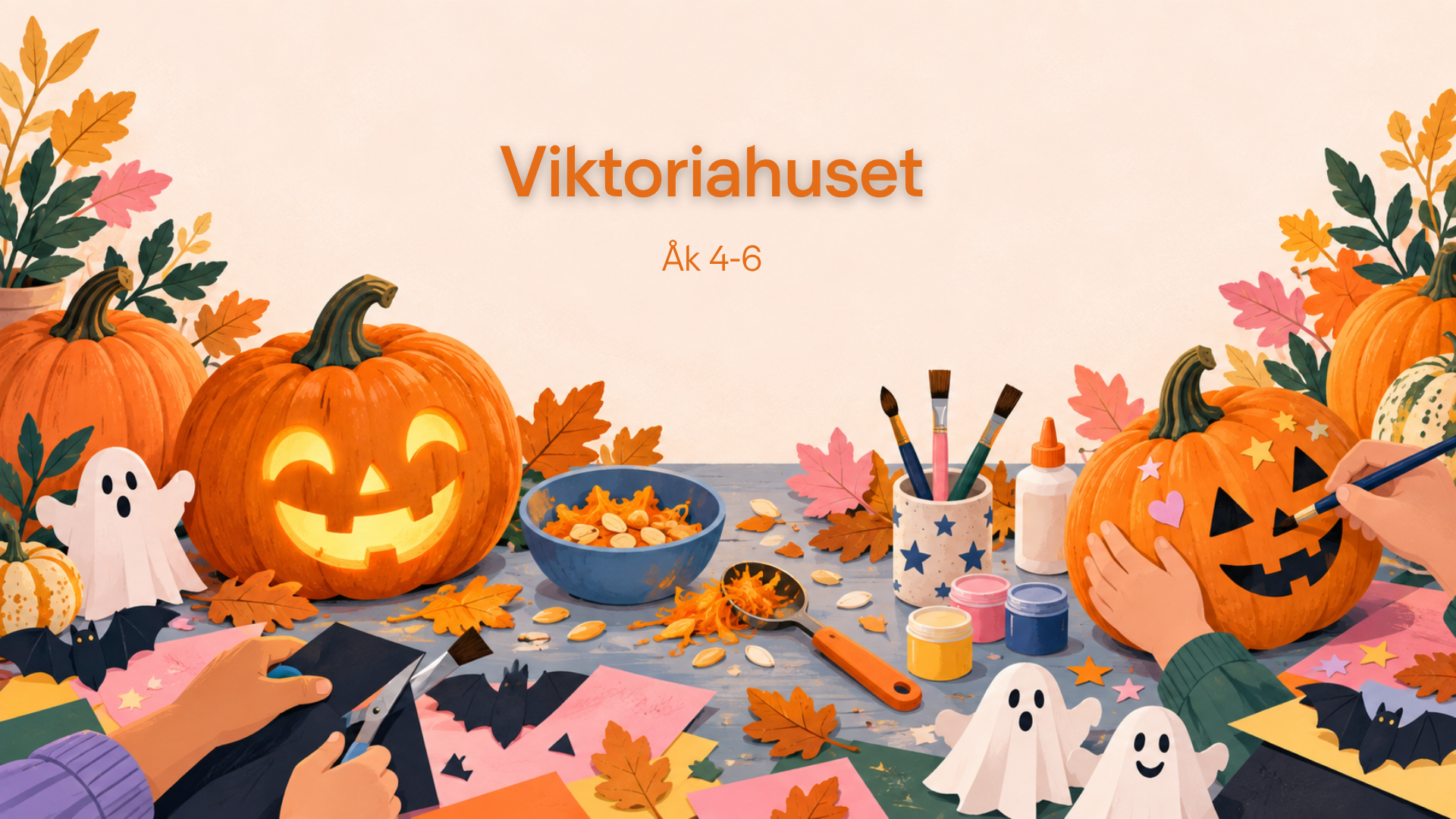 Karva pumpor på Viktoriahuset