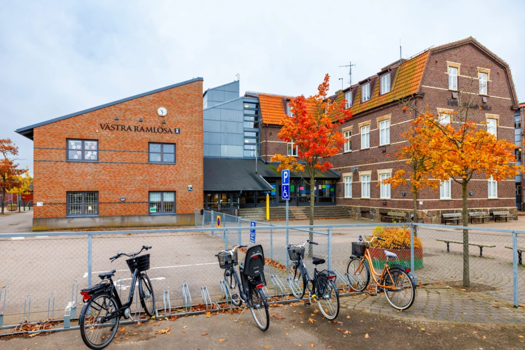 Fasadbild Västra Ramlösa skola