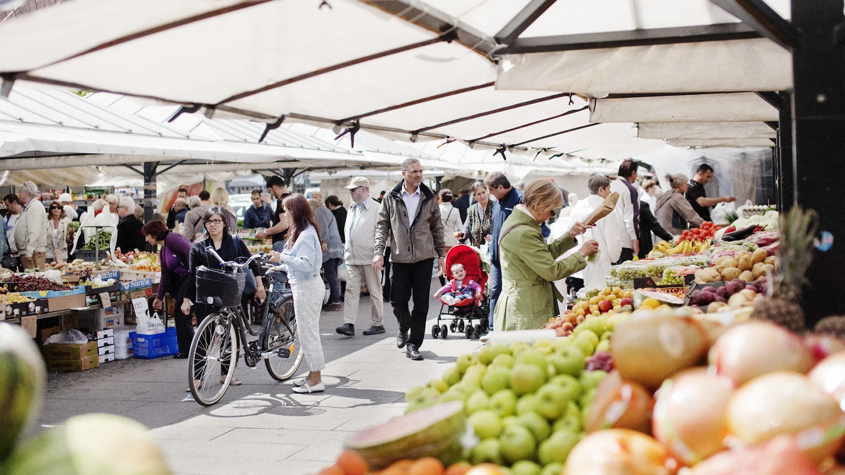 Torghandel på GA Torg i Helsingborg (foto: Anna Olsson)