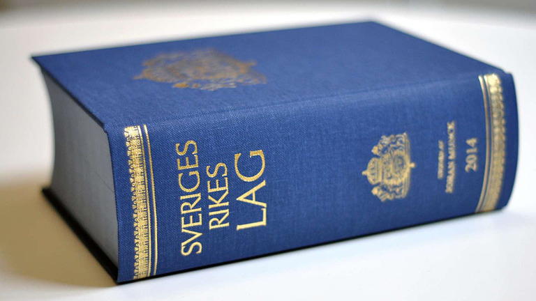 Blå lagbok, Sveriges rikes lag.