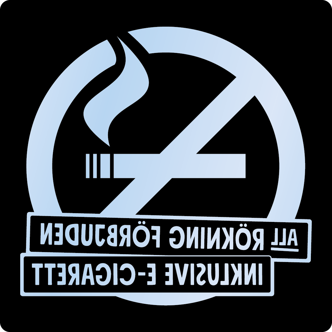Bild rökförbudsskylt 02A16: Valfri PMS* / Transparent
