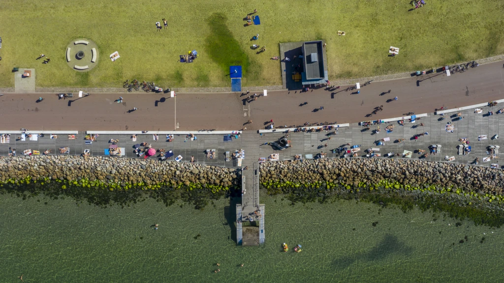 Flygbild av Gröningen