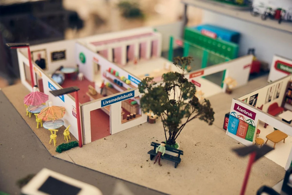 miniatyrstad uppbyggnad