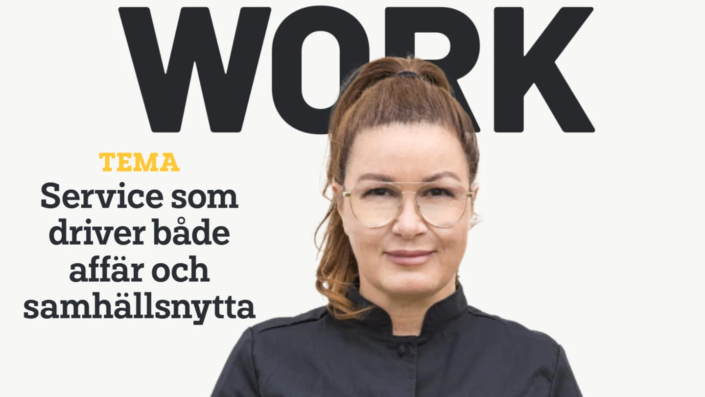 Omslagsbild magasinet WORK.