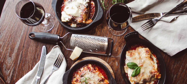 Mat framdukat på Paolos.