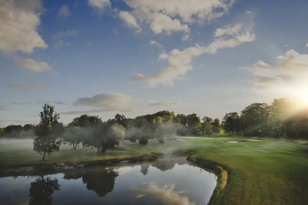 Vasatorps golfklubb utanför Helsingborg en sommardag.