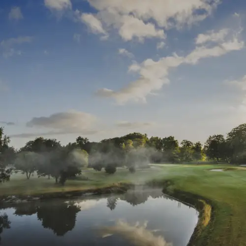 Vasatorps golfklubb utanför Helsingborg en sommardag.