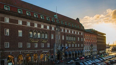 Fasaden på Clarion Grand Hotel i Helsingborg.