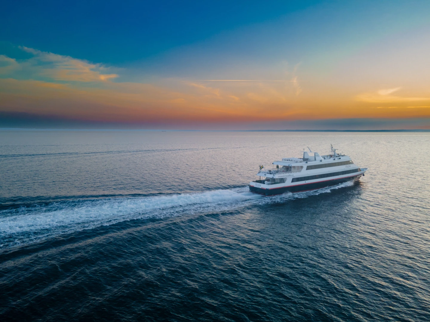 Öresund Cruise Line sett från ovan.