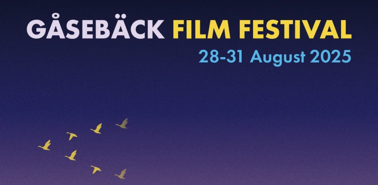 festival affisch för Gåsebäck film festival