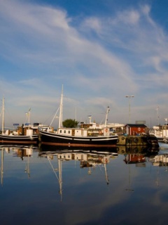 Båtar i Råå hamn