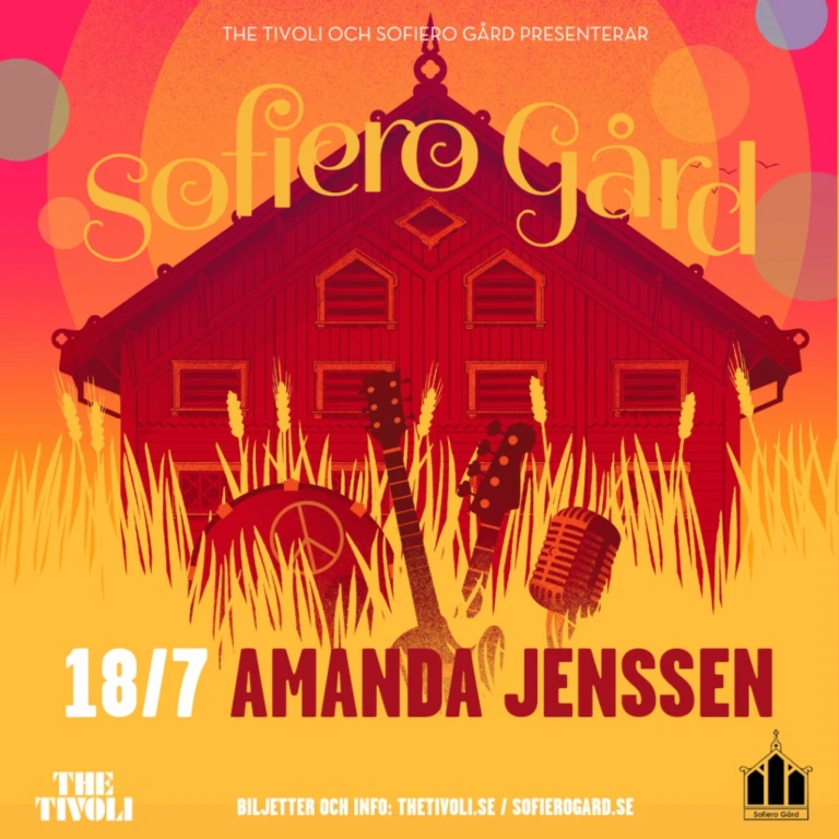 Grafisk konsertposter, Amanda Jenssen
