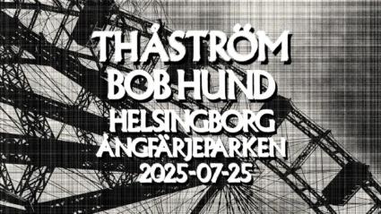 konsertaffisch för Thåström och Bob Hund