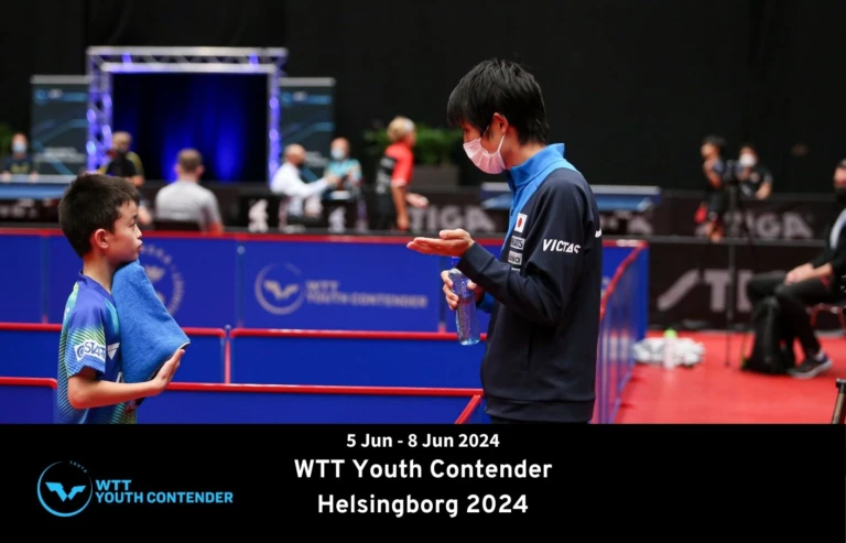 bordtennistävling för ungdomar.