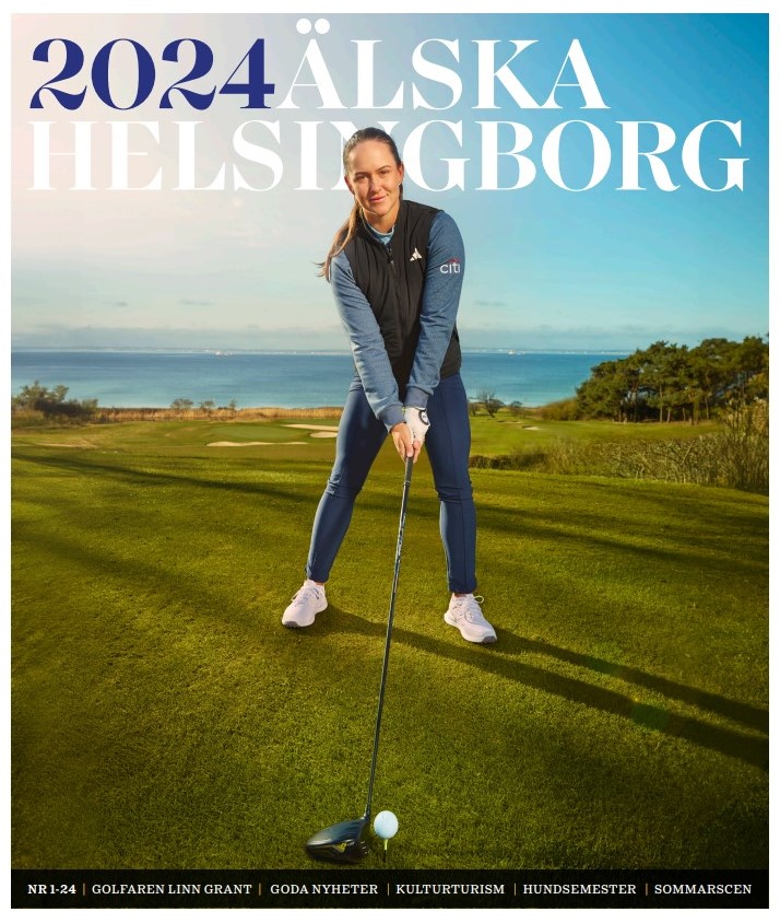 Framsida av magasinet Älska Helsingborg