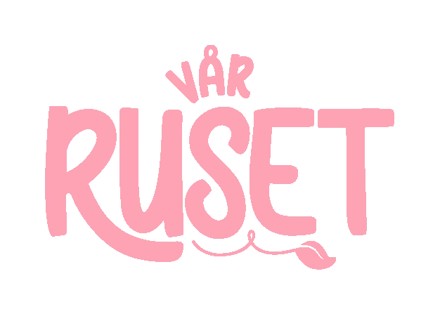 logotype för vårruset i rosa