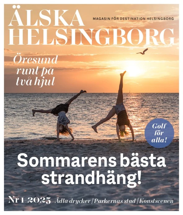 omslag av magasinet Älska Helsingborg 2025 nr 1