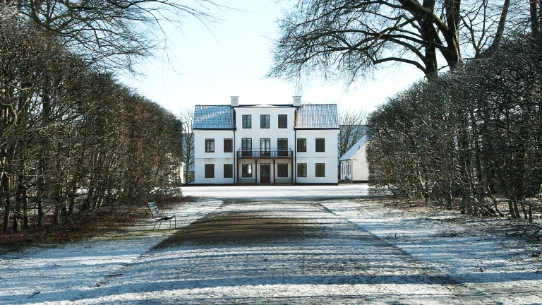 Fredriksdal på vintern