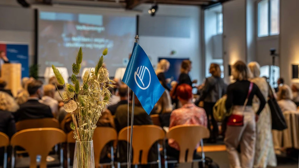 bordsflagga av nordplus