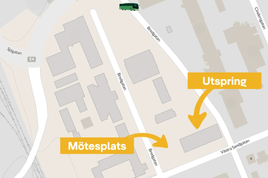 Karta över området 