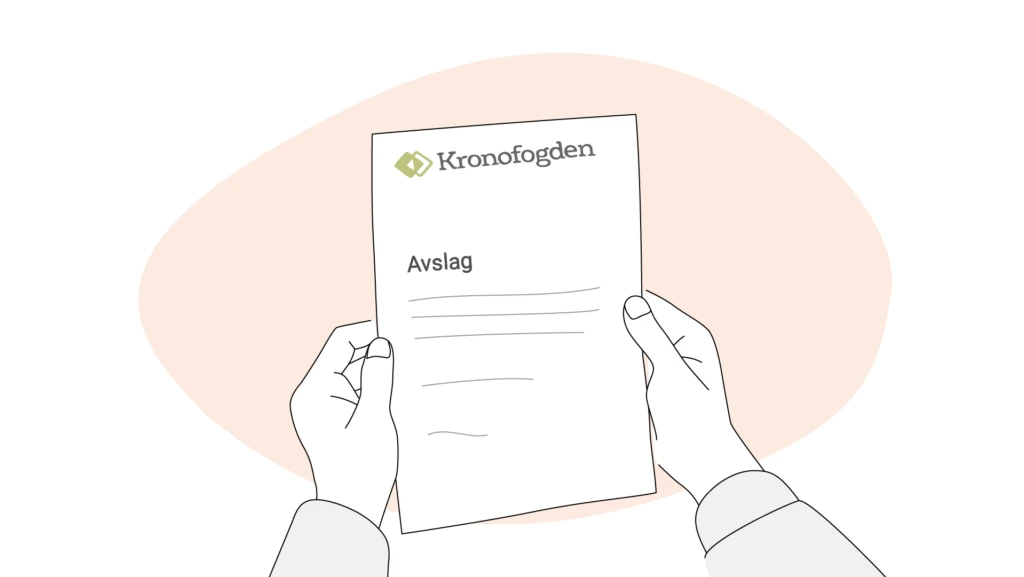 Papper från Kronofogden