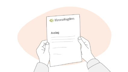 Papper från Kronofogden