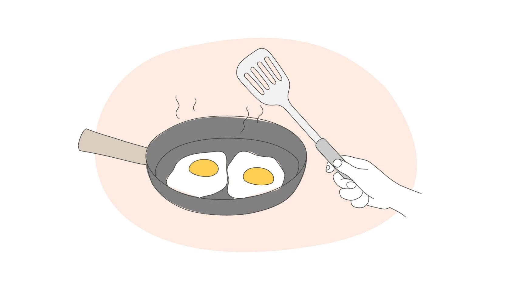 Illustration av matlagning