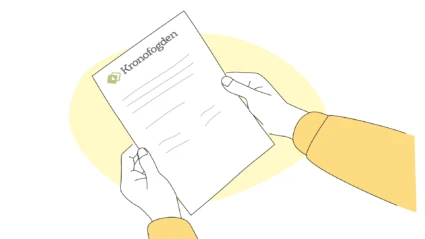 papper från kronofogden