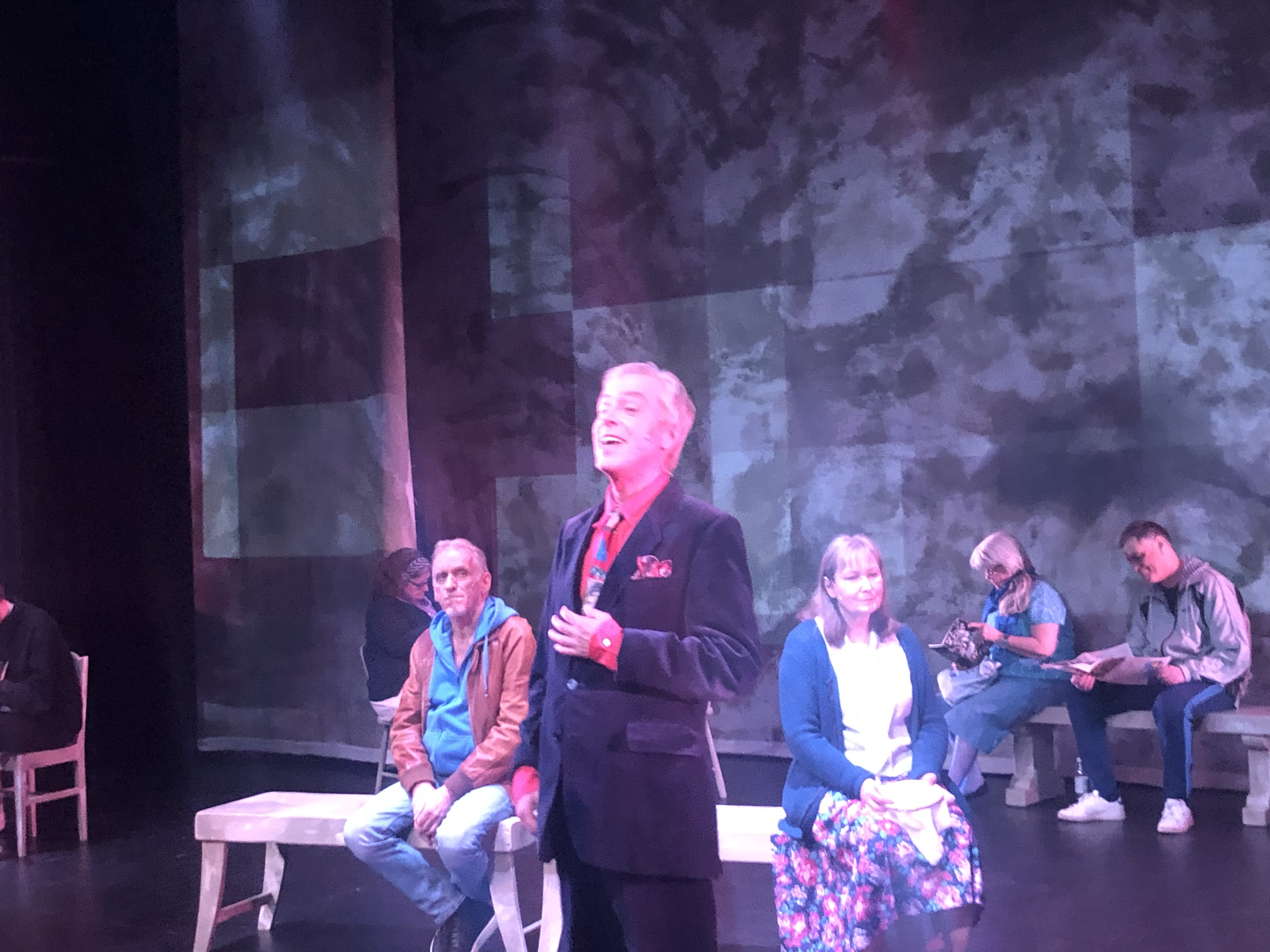 Stumpenensamblen på scenen.